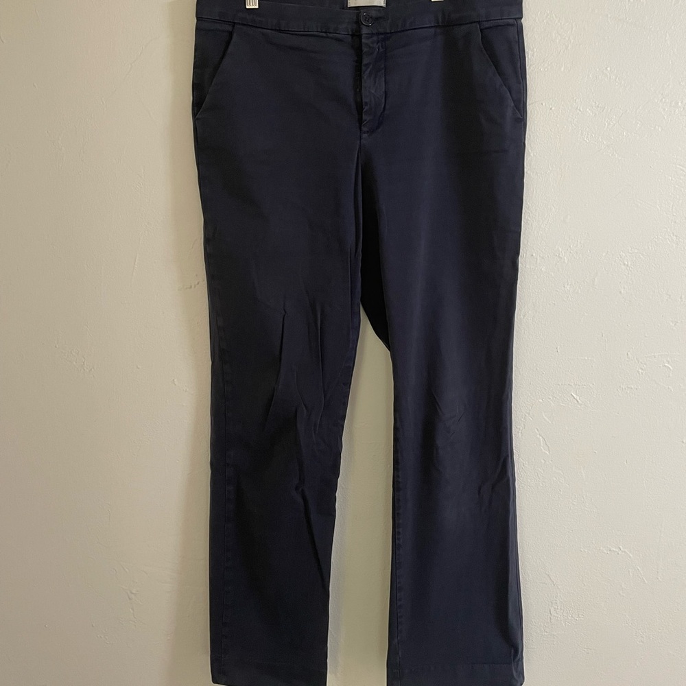LILA RYAN Deep Blue Trousers Straight Leg